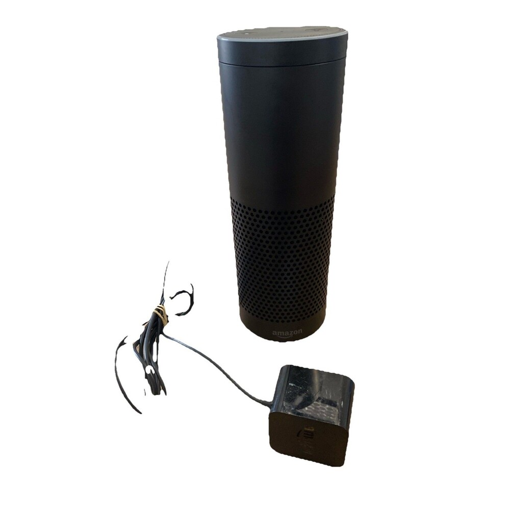 Amazon Echo Plus 1st Generation Smart Speaker Black Alexa Enabled Zigbee Hub